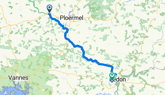 From Josselin to Saint-Jean-la-Poterie