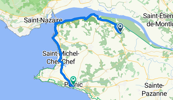 From Frossay to Pornic