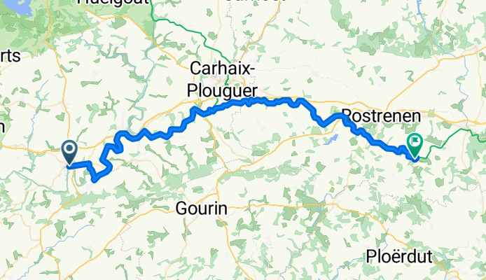 Châteauneuf-du-Faou - Carhaix-Plouguer