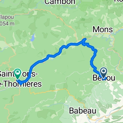 Route to Saint-Pons-de-Thomières