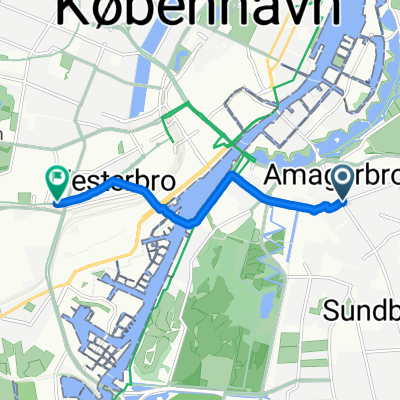 Reberbanegade, København S to Tapperitorvet, København V