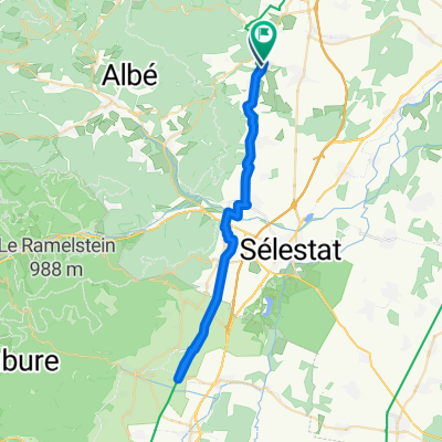 Route de Guémar nach Route du Vin