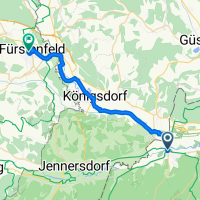 Route from Szentgotthárd