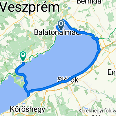 Balatonfüred - Balatonakarattya - Tuhany kör