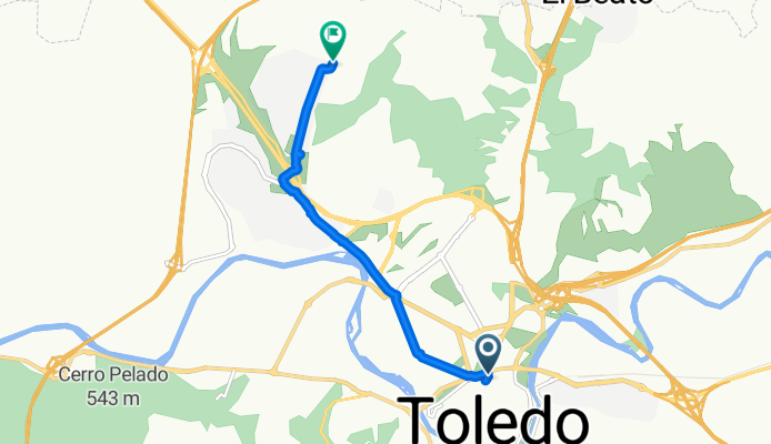 Calle de la Zarzuela, Toledo to Toledo