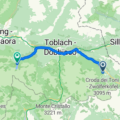 Da Cabinovia Croda Rossa a Lago di Braies