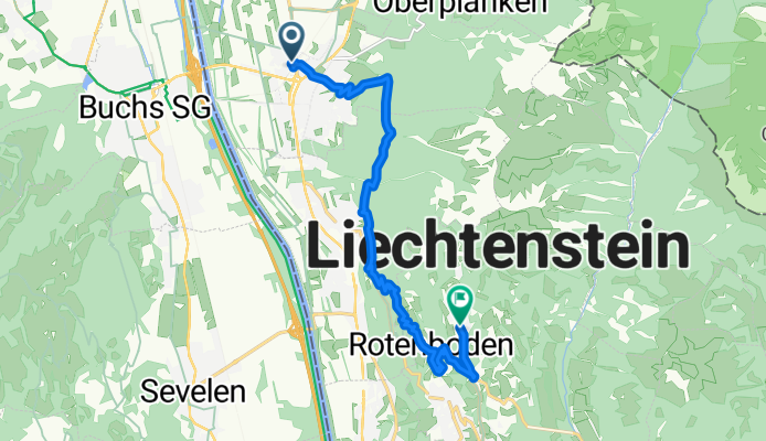 Bahnstrasse, Schaan to Maseschastrasse, Masescha