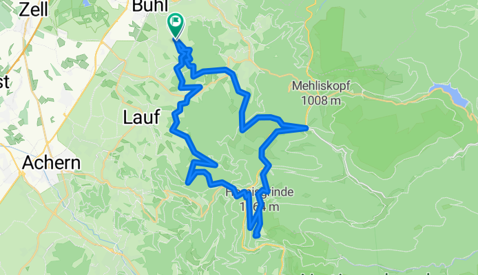 Wasenweg, Bühl nach Wasenweg, Bühl
