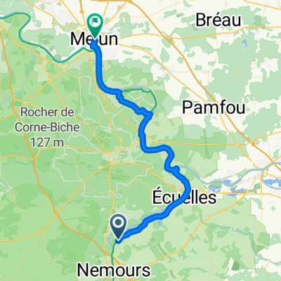 De Montcourt-Fromonville à Melun
