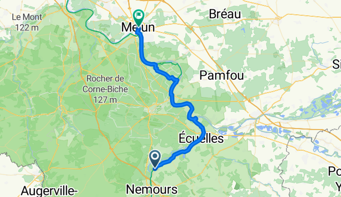 De Montcourt-Fromonville à Melun