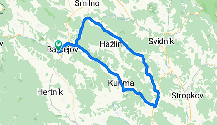 Route to Bardejov