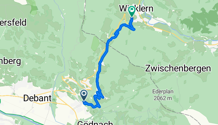 St-Martin-Straße, Dölsach nach Winklern, Winklern