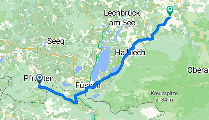 Von Pfronten bis Wildsteig