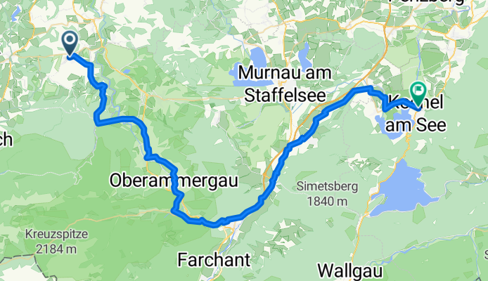 Von Wildsteig bis Kochel am See