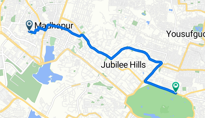 Vittal Rao Nagar to Road Number