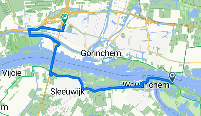 Poederoijen nach Van Hogendorpweg, Gorinchem