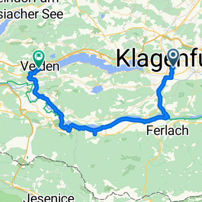 Walther-von-der-Vogelweide-Platz, Klagenfurt am Wörthersee to Velden am Wörther See