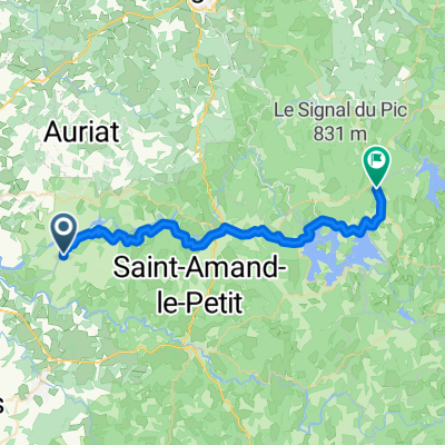 De Place de la Mairie à Rue de Vassivière