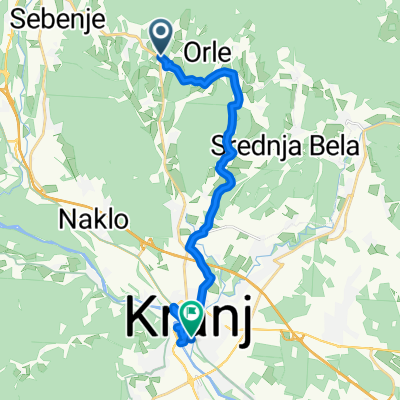 Goriče, Golnik a Cesta 1. Maja, Kranj