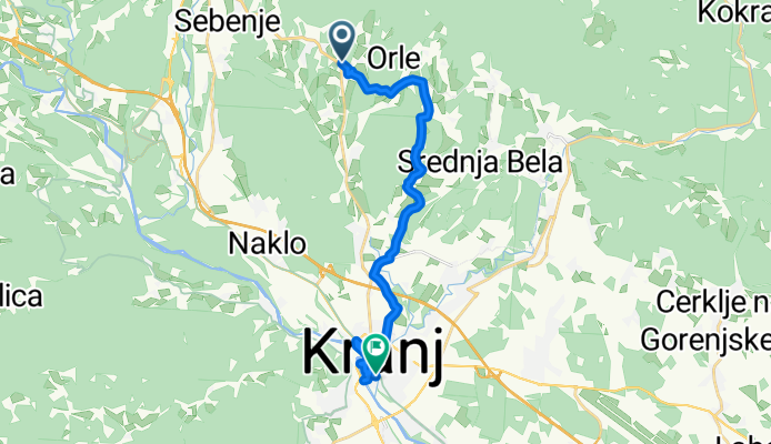 Goriče, Golnik a Cesta 1. Maja, Kranj