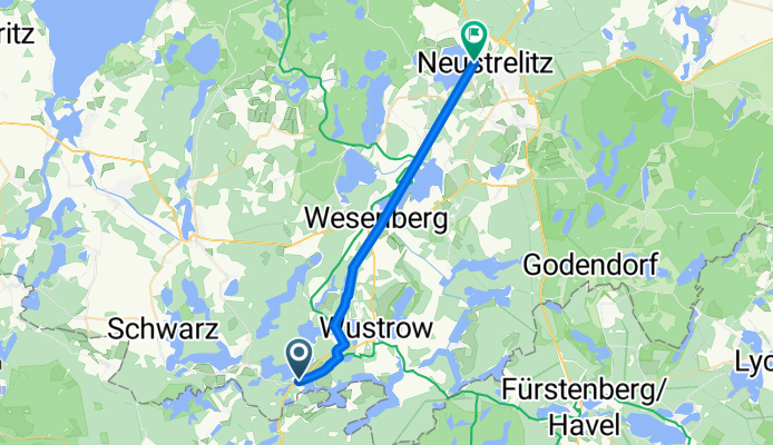 Canower Allee nach Am Stadthafen