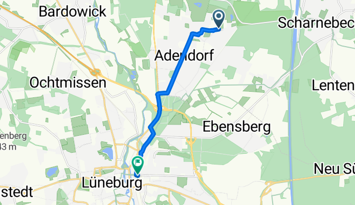 Scharnebecker Weg nach Bahnhofstraße