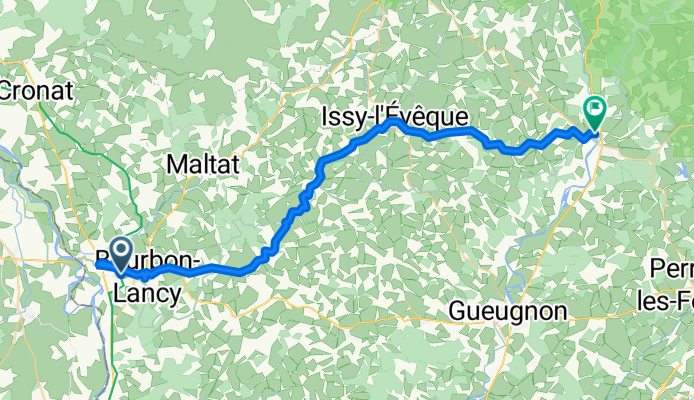 Bourbon-Lancy to Toulon-sur-Arroux