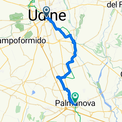 Udine nach Borgo Aquileia, Palmanova