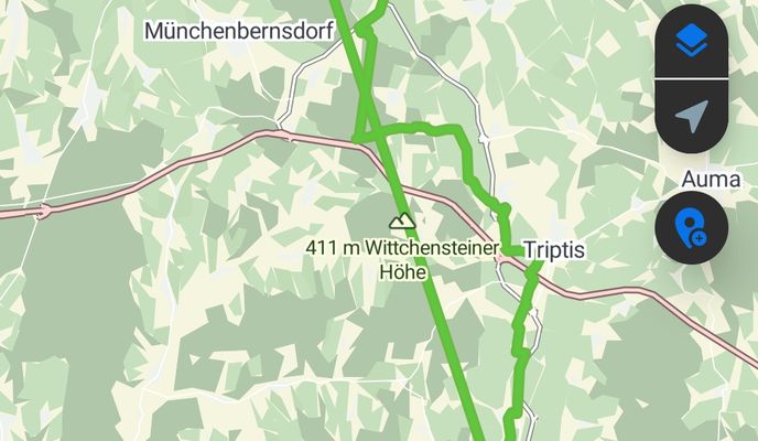 Photo 1 of the Bikemap route "Kaimberg 60B nach Kaimberg 60B"