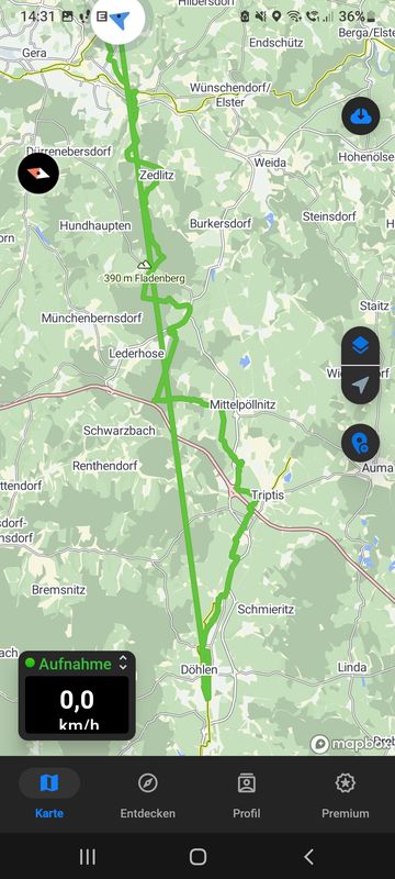 Kaimberg 60B nach Kaimberg 60B