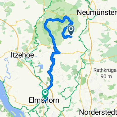 Brokstedt-Elmshorn 74km