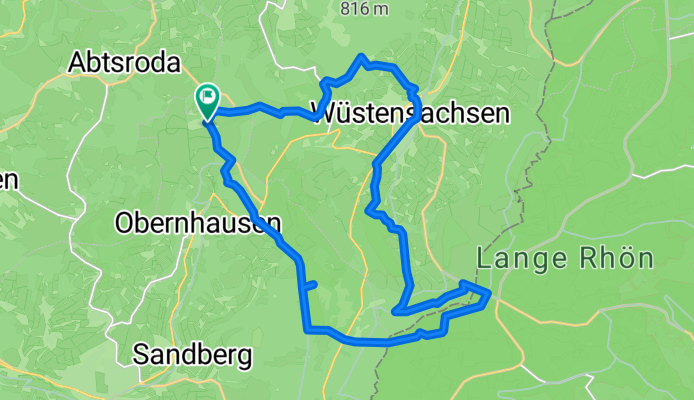 Wasserkuppe nach Wasserkuppe