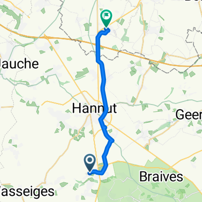 Rue des Cotteheustins, Hannuit naar Sint-Lambertusstraat, Landen