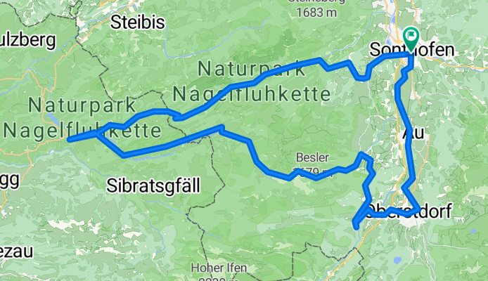 Richard-Wagner-Straße, Sonthofen nach Richard-Wagner-Straße, Sonthofen