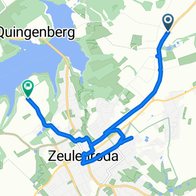 Route nach Bleichenweg, Zeulenroda-Triebes