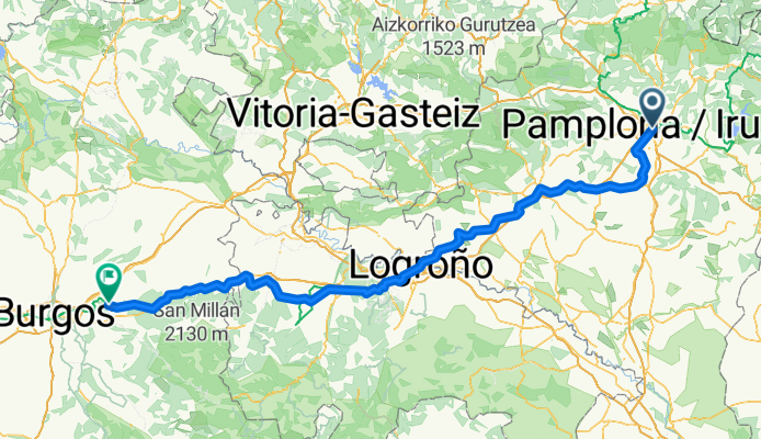From Pamplona to Logrono