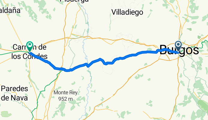 From Burgos to Carrión de los Condes