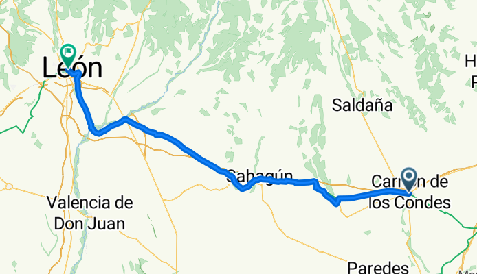 From Carrión de los Condes to Leon