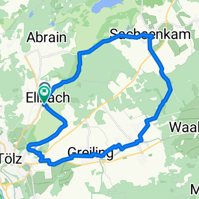 Route zu Freiwillige Feuerwehr Ellbach