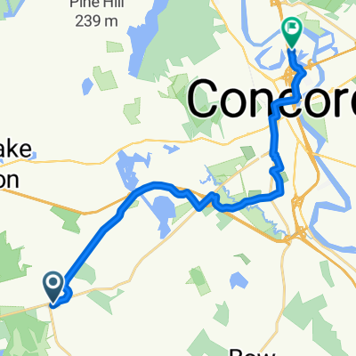 Route nach College Drive