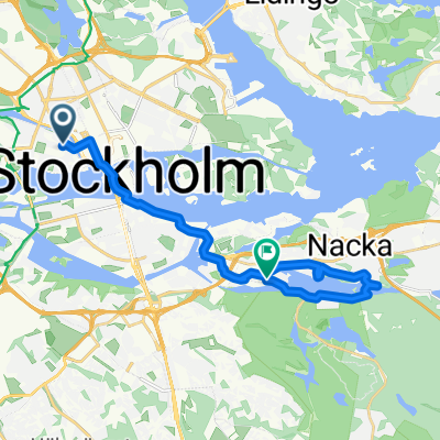 Stockholm with Louise and James.