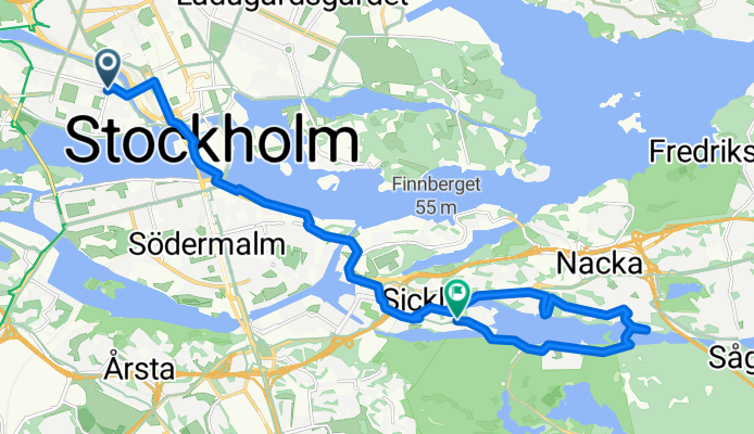 Stockholm with Louise and James.