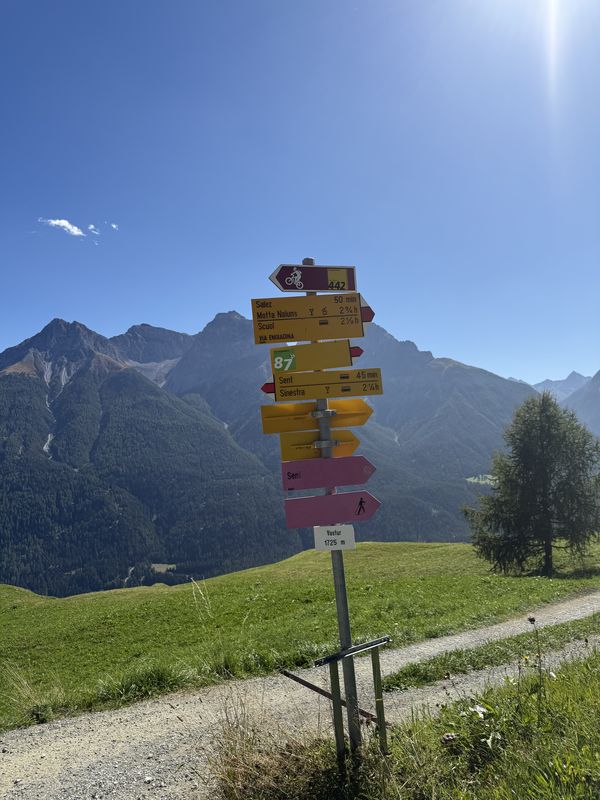 Jakobsweg Graubünden, Scuol nach Vichava, Ftan