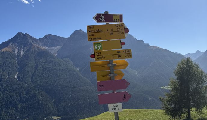 Zdjęcie 2 trasy Bikemap „Jakobsweg Graubünden, Scuol nach Vichava, Ftan”