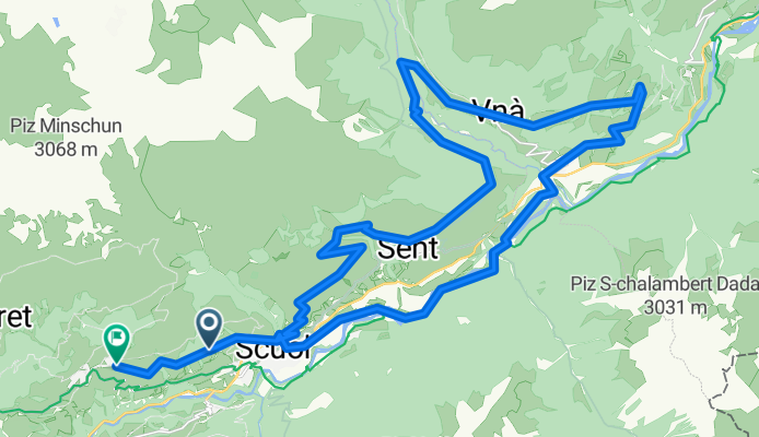 Jakobsweg Graubünden, Scuol nach Vichava, Ftan