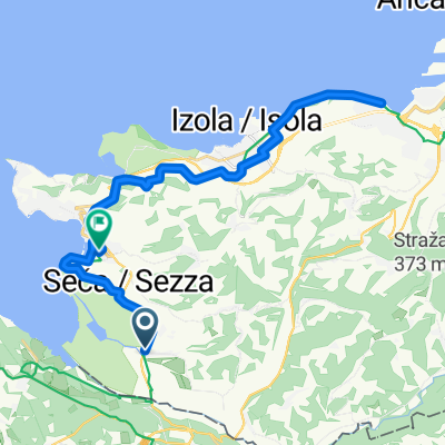 Sečovlje, Sečovlje do Cesta Solinarjev, Portorož