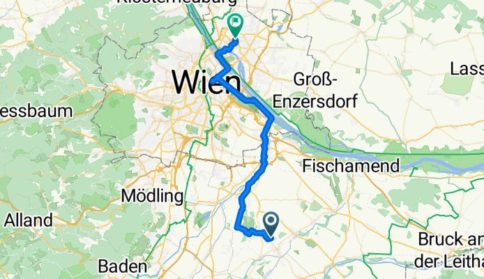 Gramatneusiedl-graveln nach Wien