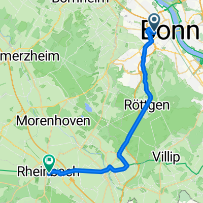 Bornheimer Straße, Bonn nach Weiherstraße, Rheinbach