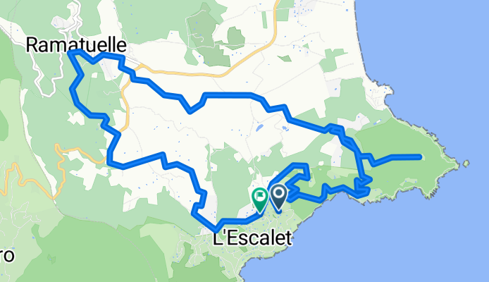 Ramatuelle, vinice, majak