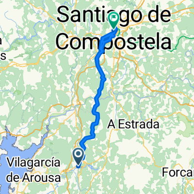 Pontevedra - Valga + Valga - Santiago de Compostela